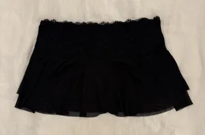 I am gia Black Mini Skirt thumbnail 1