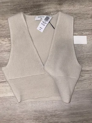 Babaton Sculpt Knit V Neck Tank thumbnail 1