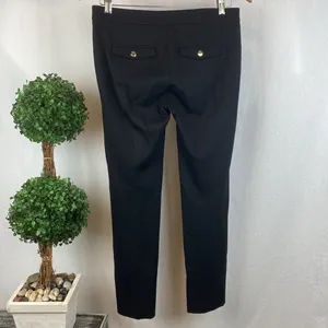 Juicy Couture Black Straight Leg Ankle Length Trouser Pants 4 thumbnail 4