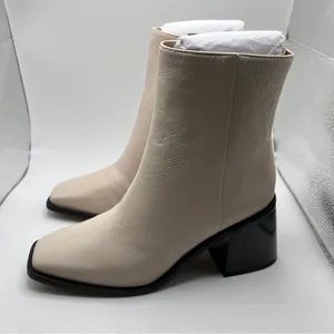 NWB Sam Edelman Women's Winnie Boots size 6.5 block heel ankle heels 1214 thumbnail 6