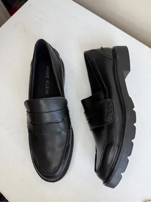 Anne Klein Womens Emmy Lou Padded Insole Manmade Loafers Sz 8.5 thumbnail 2
