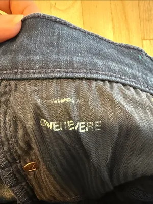 7 for All Mankind Mid-Rise Gwenevere Dark Wash Skinny Ankle Jeans, 25 FLAWED thumbnail 9