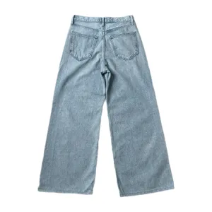 AGOLDE Dame Wide Leg 100% Regenerative Cotton Light Blue Jeans High Rise Size 27 thumbnail 4
