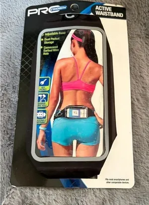 New Pro Strength Active Waistband Cell Phone Holder For Runners thumbnail 1