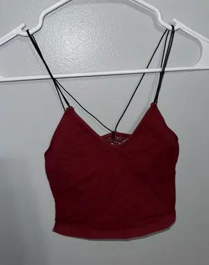 crop top tank Red Size M thumbnail 1