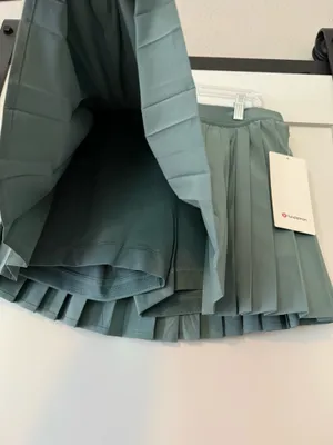 Lululemon Tennis Skirt Green Pleated thumbnail 3