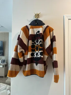 FREE PEOPLE Movement Hit The Slopes Printed Fleece Jacket in Multi Size X-Large thumbnail 5