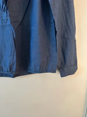 LOFT Ruffle Chambray Top thumbnail 2