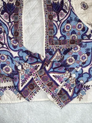 Love the Label Jaelyn‎ Quilted Jacket Boho Revival Artisan XS thumbnail 8