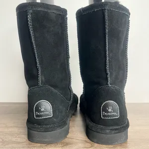 BearPaw Ellie Short Women's Black Boot Size 6 #985 thumbnail 4