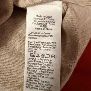 J crew 100% cotton crew neck cream‎ sweater size L thumbnail 3