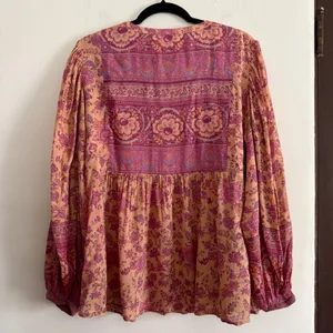 SPELL Folk Song Boho Blouse Pink and Peach Spell & The Gypsy Collective Medium thumbnail 2
