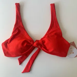 Pilyq PQ Swim Drew Knot Bikini Top Swimwear Size Large NEW Retail $80 TOP ONLY thumbnail 7