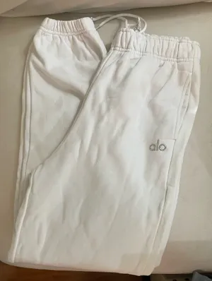 Alo Yoga Accolade Joggers Sweatpant white Size M thumbnail 5