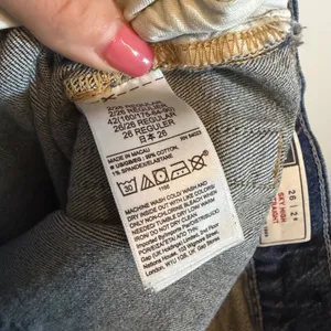 Gap Sky High Straight Leg Dark Indigo Blue Jeans Women’s 26 Casual Raw Hem thumbnail 6