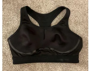 Fabletics Black Sylvia Keyhole High Impact Sports Bra, S thumbnail 7