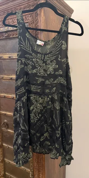 Free People Voile Lace Inset Trapeze slip NWT thumbnail 1