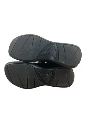Simple Mary Jane Shoes Size 8 Black Faux Leather Blend Womens thumbnail 6