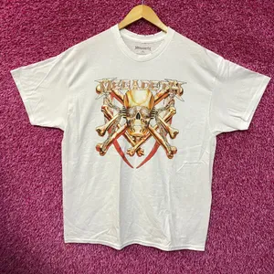 Megadeth Distressed Metal Rock Tshirt size Extra Large thumbnail 1