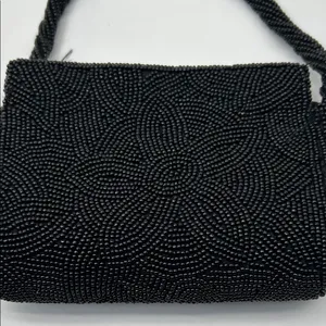 Bloomingdale's Elegant Black Beaded Wristlet thumbnail 11