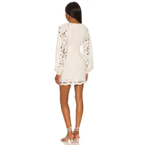 Tularosa Liz Mini Dress in White Small New Womens Linen Cocktail Party thumbnail 2