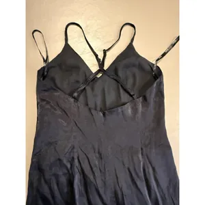 Women’s Bardot Arella Dress Asymmetrical High Low Open Back V Neck Black 8 M thumbnail 10