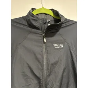 EUC Mountain Hardwear Women SzXL Kor AirShell Lightweight Full Zip Black Jacket thumbnail 6