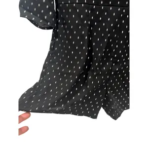 Zara Black Polka Dot Romper 3/4 Sleeve Romper Playsuit Size Small Retro Chic thumbnail 5