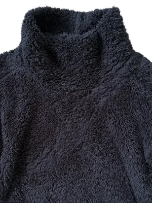 Lululemon Warmth Restore Sherpa Funnel Neck Pullover Black Size thumbnail 12