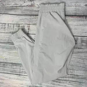 Athleta Thin Joggers Unlined Light Gray 4 thumbnail 3