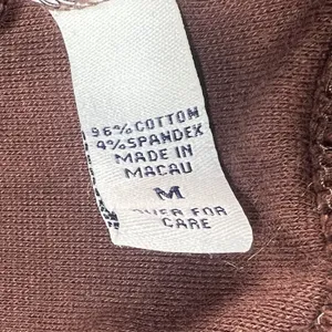 Abercrombie & Fitch Vintage Full-Zip Mock Neck Brown Sweatshirt thumbnail 4