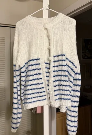 Sweater cardigan White Size L thumbnail 1