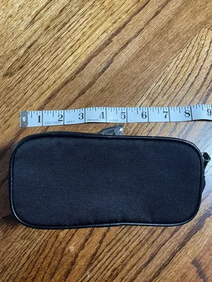 Christian Dior Parfums Beauty Black Cosmetic Pouch Makeup Bag thumbnail 4