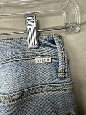 Risen Light Blue Distressed Boyfriend Jeans thumbnail 8