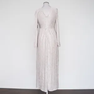 GUESS - Metallic Long-Sleeve Wrap‎ Maxi Dress thumbnail 3