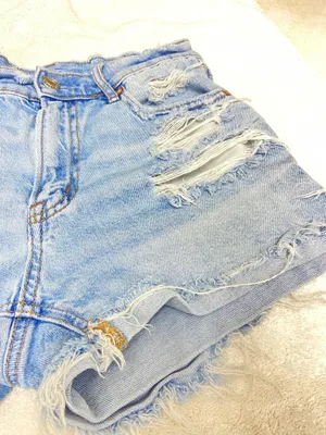American Eagle Outfitters blue denim shorts #americaneagle #denim thumbnail 11