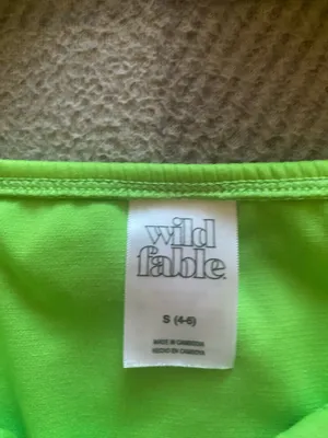 Wild Fable Bright Green Bikini Set thumbnail 4