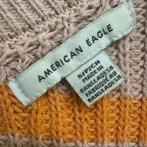 American Eagle Colorblock Striped Knit Sweater - Size Small - EUC thumbnail 3