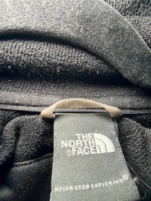 The North Face Black Utility Full-Zip Jacket with Pink Logo thumbnail 2