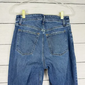 Abercrombie & Fitch The Mom High Rise Curve‎ Love Jeans Size 26 / 2 Distressed thumbnail 5