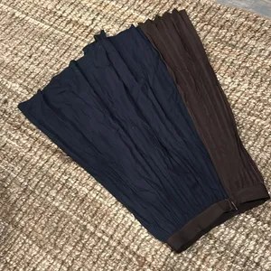 Till Navy N Brown Pleated Midi Skirt Size Small thumbnail 9
