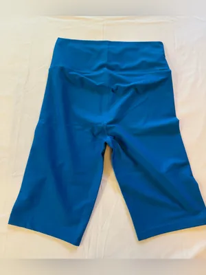 Addison Bay Waverly Biker Shorts Small Breakpoint Blue High Rise Athletic NWT thumbnail 8