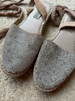 Steve Madden Mesa Rhinestone Espadrille Flats thumbnail 3