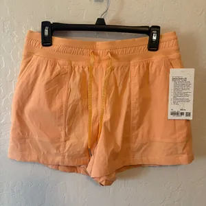 Lululemon Dance Studio High-Rise Short 3.5”. Sold Out Color Rock Melon Sz 10 NWT thumbnail 2