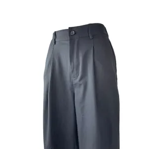 Urban Outfitters Women's Black Pleated High Rise Wide Leg Trousers Pants Size S thumbnail 2