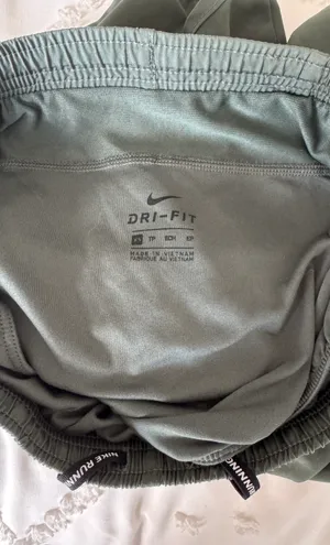 Nike Army Green Dri-Fit Running Shorts thumbnail 3