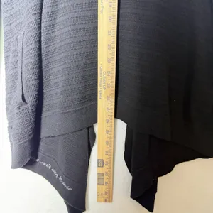 Lululemon Cardigan Black Find Your Calm Wrap Sweater Silk Blend Womens 6-8 thumbnail 12