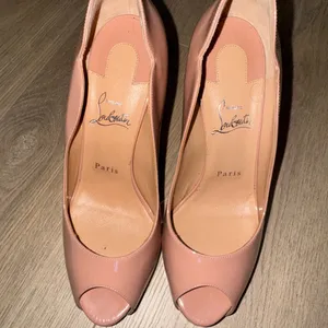 CL Hot Chick Alta 120 mm Open-toe pumps - Patent calf leather - Blush - Women thumbnail 11