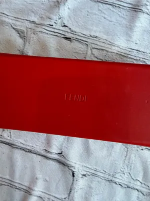 Fendi Red Sunglasses Box Unisex Storage Designer thumbnail 2