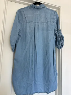 Thread & Supply Light Blue Denim Tunic thumbnail 2